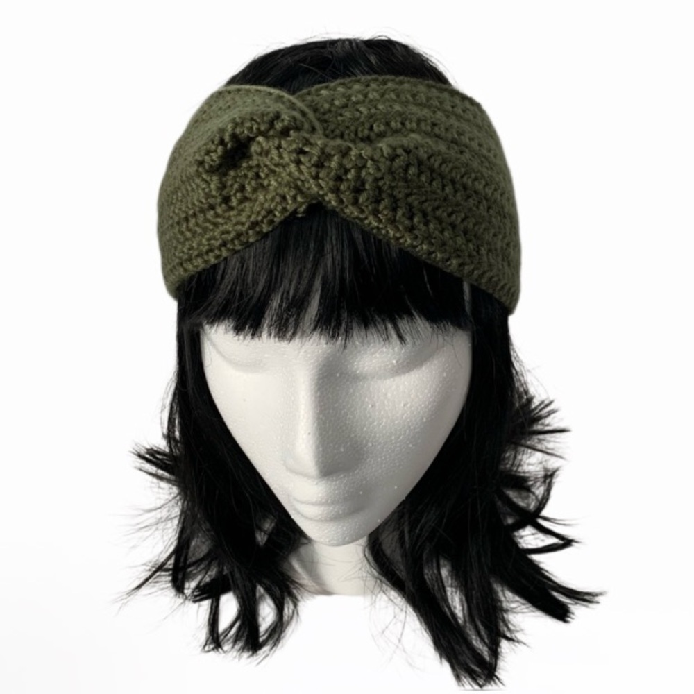 Handmade Crochet Twist Ear Warmer Headband